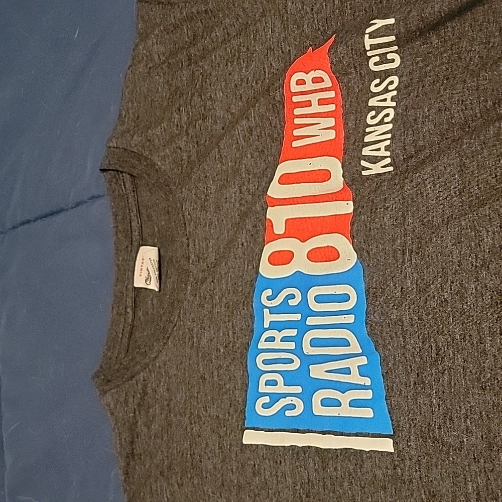 Charlie Hustle 810 sports radio KC M tee